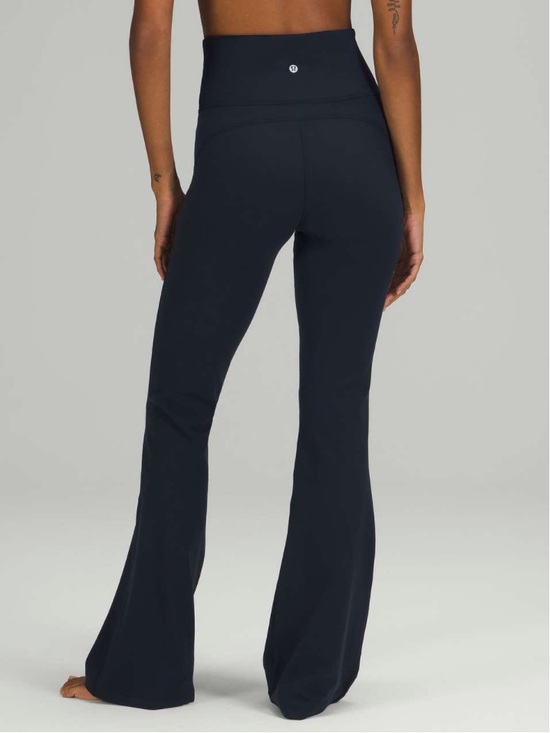 lululemon athletica Pants - Lululemon Groove Super-High-Rise
Flared Pant Nulu In True Navy
